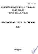 Bibliographie alsacienne