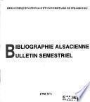 Bibliographie alsacienne