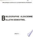 Bibliographie alsacienne