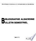 Bibliographie alsacienne