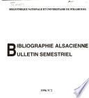 Bibliographie alsacienne