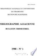 Bibliographie alsacienne