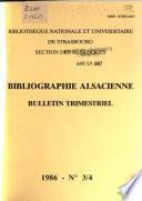 Bibliographie alsacienne