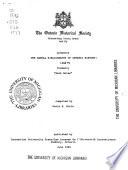 Bibliographie Annuelle D'histoire Ontarienne
