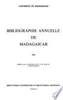 Bibliographie annuelle de Madagascar