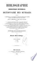 Bibliographie biographique universelle
