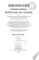 Bibliographie biographique universelle