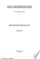 Bibliographie bruxelloise