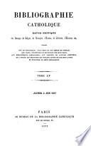 Bibliographie catholique