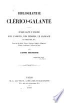Bibliographie clérico-galante