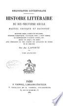 Bibliographie contemporaine