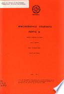 Bibliographie courante