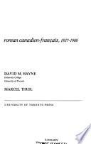 Bibliographie critique du roman canadien-français, 1837-1900