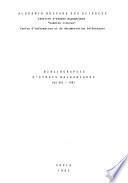 Bibliographie d'etudes Balkaniques