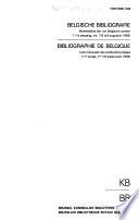 Bibliographie de Belgique