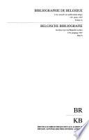 Bibliographie de Belgique