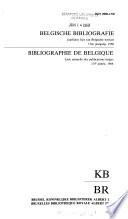 Bibliographie de Belgique
