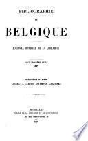 Bibliographie de Belgique