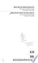 Bibliographie de Belgique