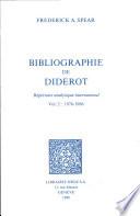 Bibliographie de Diderot