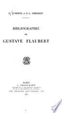 Bibliographie de Gustave Flaubert