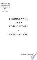 Bibliographie de la Côte-d'Ivoire