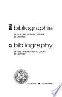 Bibliographie de la Cour Internationale de Justice