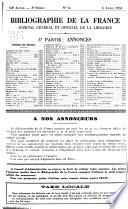 Bibliographie de la France, Biblio