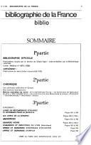 Bibliographie de la France, Biblio