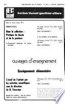 Bibliographie de la France, Biblio