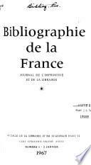 Bibliographie de la France, Biblio
