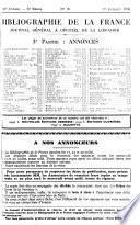 Bibliographie de la France, Biblio