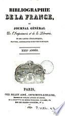 Bibliographie de la France [formerly de l'Empire français] ou, Journal général de l'imprimerie et de la librarie