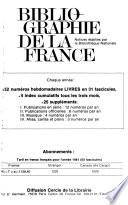 Bibliographie de la France