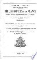 Bibliographie de la France