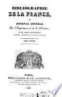 Bibliographie de la France ou Journal général de l'imprimerie et de la librairie