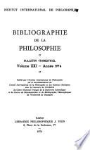Bibliographie de la philosophie