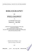 Bibliographie de la philosophie