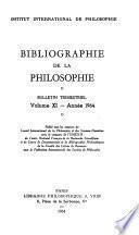 Bibliographie de la philosophie