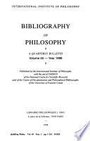 Bibliographie de la philosophie
