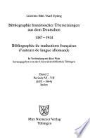 Bibliographie de traductions françaises d'auteurs de langue allemande