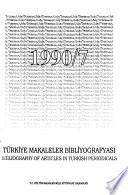 Bibliographie des articles parus dans les periodiques turcs