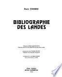 Bibliographie des Landes