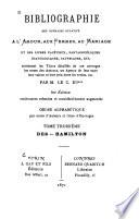 Bibliographie des ouvrages relatifs à l'amour, aux femmes, au mariage, et des livres facétieux pantagruéliques, scatologiques, satyriques, etc.,