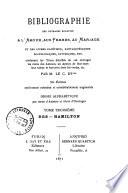 Bibliographie des ouvrages relatifs a l'amour, aux femmes, au marriage et des livres facétieux, pantagruéliques, scatologiques, satyriques, etc. ... ordre alphabetique par noms d'auteurs et titres d'ouvrages par M. Le C. D'I***