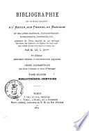 Bibliographie des ouvrages relatifs a l'amour, aux femmes, au marriage et des livres facétieux, pantagruéliques, scatologiques, satyriques, etc. ... ordre alphabetique par noms d'auteurs et titres d'ouvrages par M. Le C. D'I***