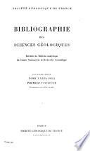 ... Bibliographie des sciences géologiques