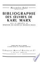 Bibliographie des œuvres de Karl Marx