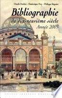 Bibliographie du dix-neuvième siècle