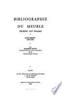 Bibliographie du meuble